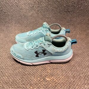 Under Armour Charged Assert 10 Blue Running Shoes Size 9 Women’s